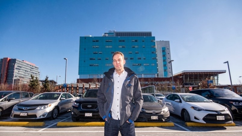 HospitalPayParking.ca founder Jon Buss doesn’t there should be pay parking near hospitals because ac
