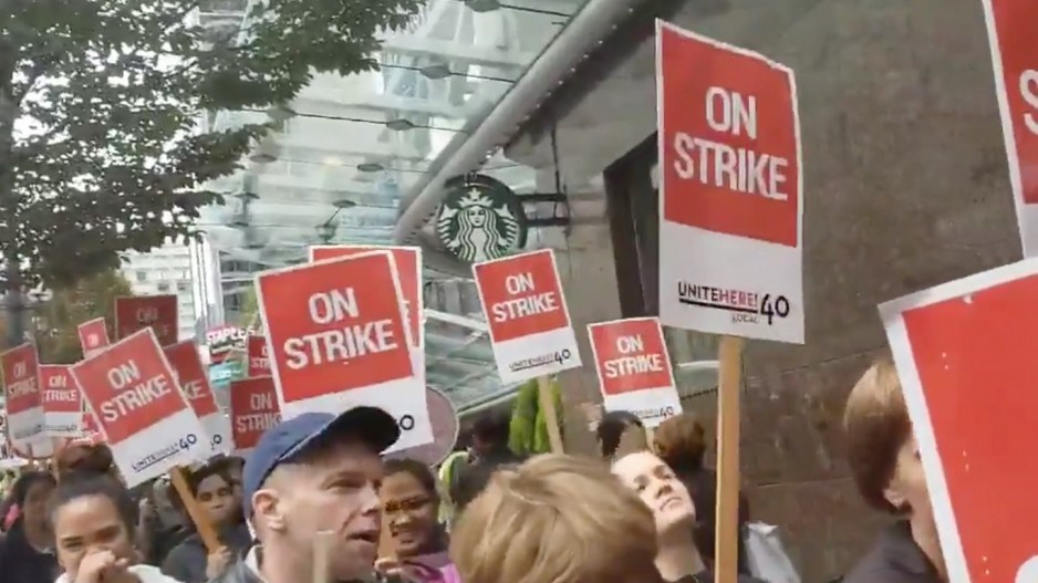 hotel strike