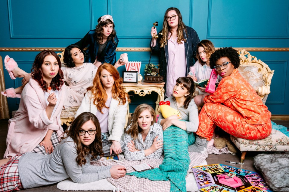 The Nasty Women of Comedy perform at the 21st annual 鶹ýӳInternational Improv Festival. Photo