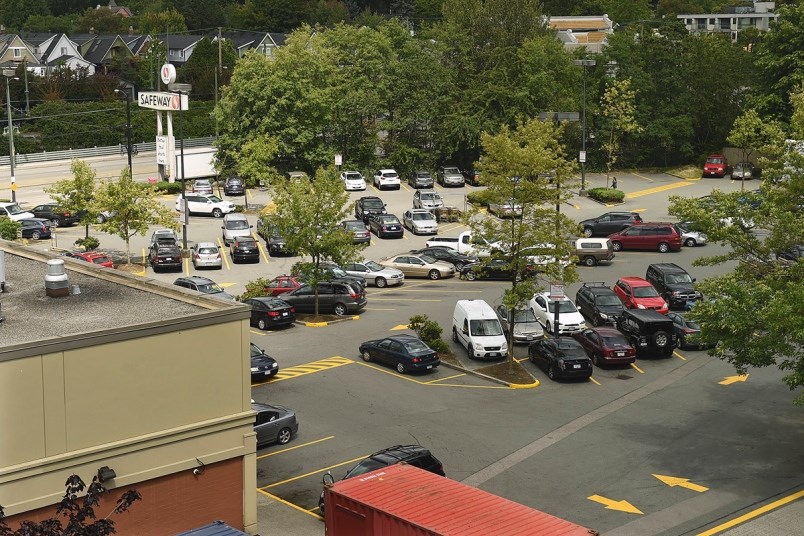 The Safeway site at Broadway and Commercial Drive. Photo Dan Toulgoet