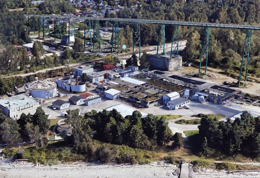 Lions Gate sewage plant