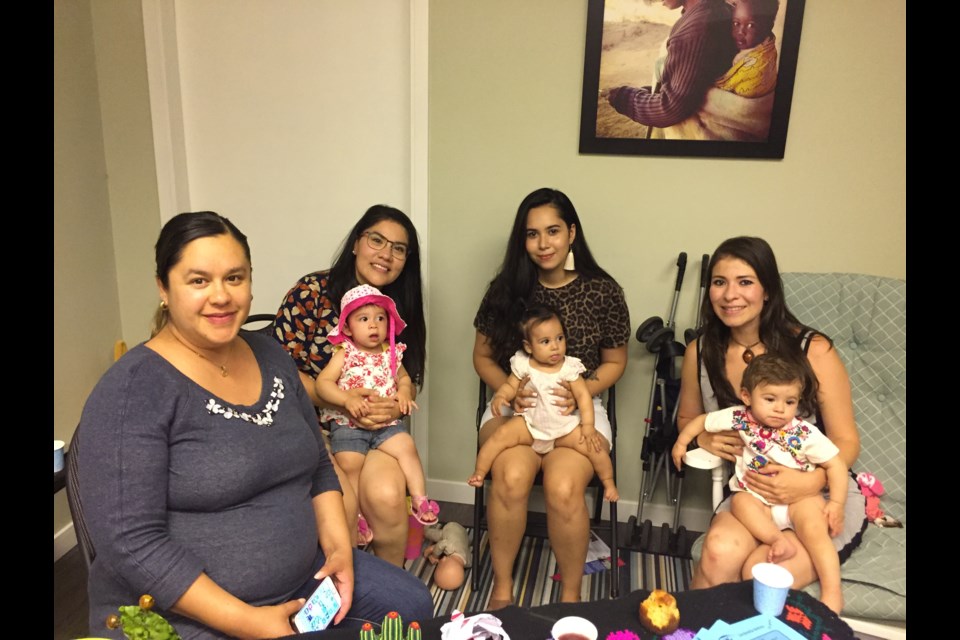 Members of Umbrella Babies meet regularly at the New West-based Umbrella Multicultural Heath Co-op.