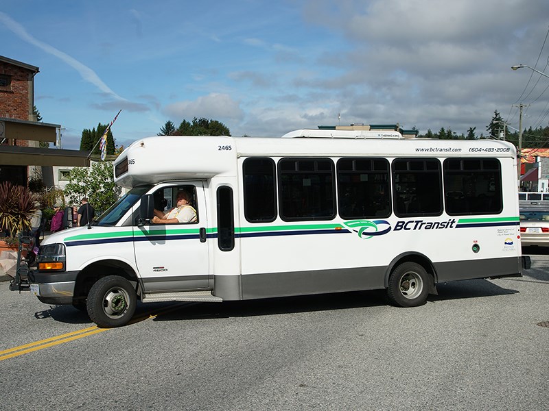 handyDART bus service in Powell River