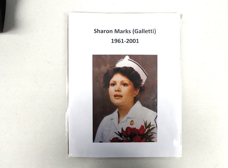 Soles Remembering Souls Memorial Walk for those lost to suicide will be held at Lheidli T'enneh Memorial Park from 6 to 8 p.m. on Monday (Sept. 30). Sandra Galletti lost her sister Sharon Marks, whose photo will be on one of the placards displayed in the park.