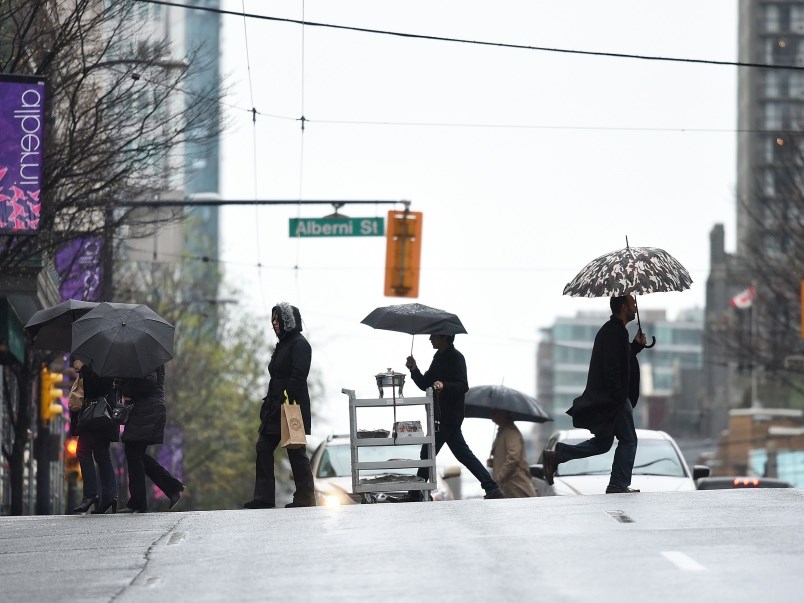 You'll want to keep your umbrella close by this week. Photo Dan Toulgoet