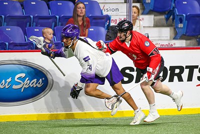 Burnaby Laker Robert Church was one of many offensive Canadian weapons during the team's successful run at the Indoor Lacrosse World championships in Langley. He finished the six-game tourney with 11 goals and 18 assists.