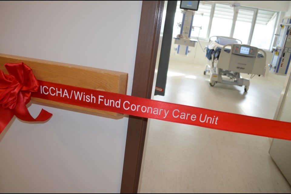 The ICCHA/Wish Fund Coronary Care Unit at Royal Inland Hospital is located on the seventh floor.