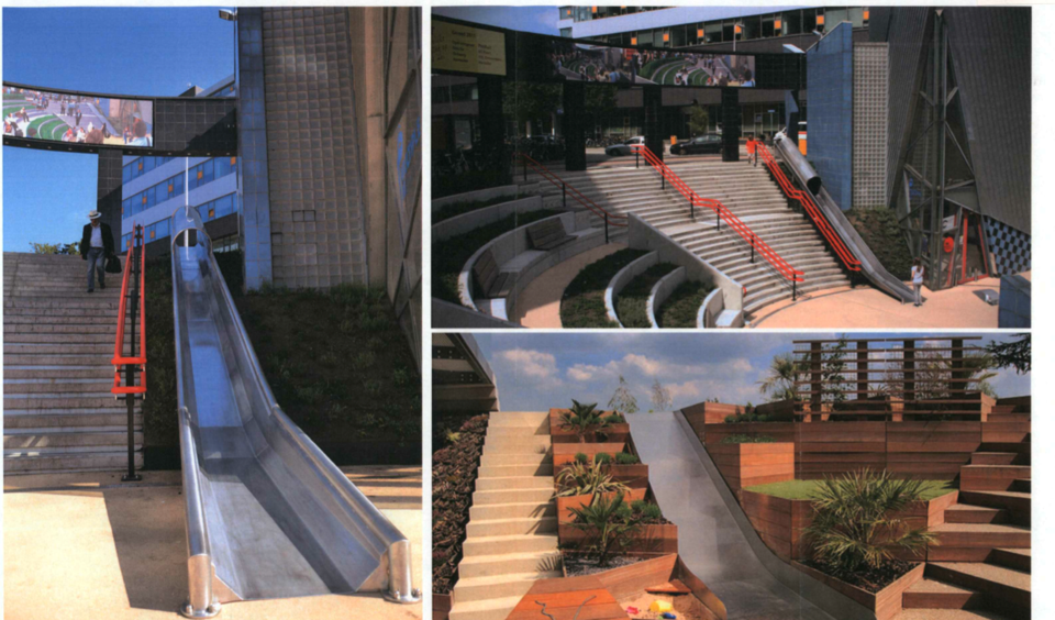 Some examples staff presented to council of what a city hall slide could look like