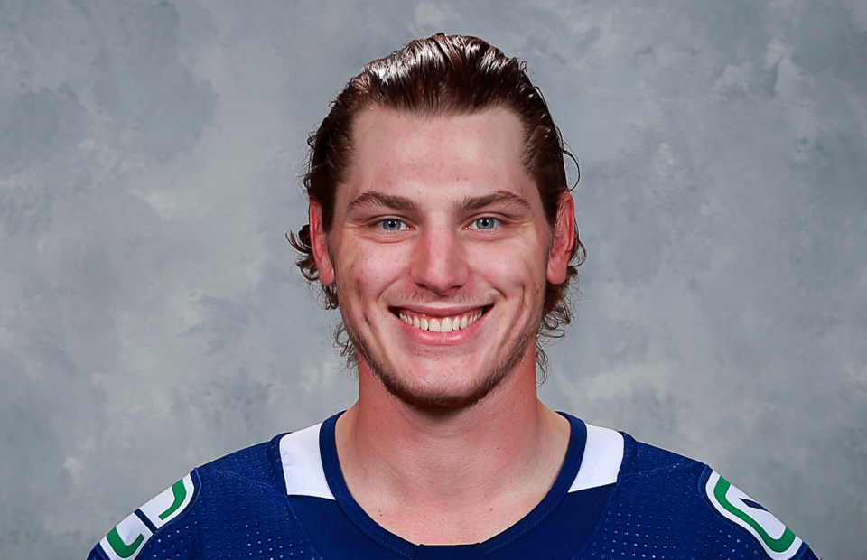 Adam Gaudette 2019-20 Headshot Banner