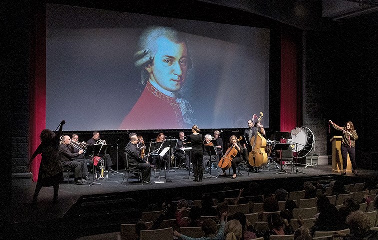 The Prince George Symphony Orchestra plays different pieces of music with various lengths of notes during a KinderConcert titled It’s About Time on Saturday afternoon at Prince George Playhouse. Citizen Photo by James Doyle