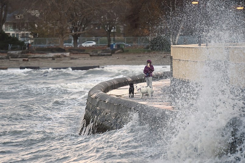 Environment Canada calls for a 40 per cent chance of showers in the morning on Monday followed by wi