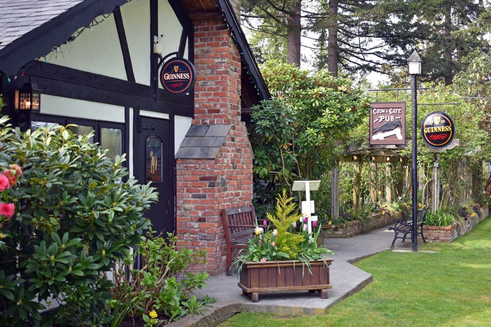 The Crow & Gate Pub near Nanaimo was the first neighbourhood pub in B.C. Photo Rob Mangelsdorf