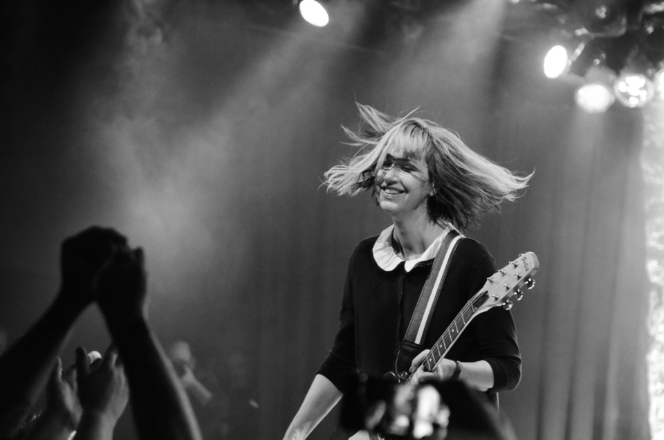 Kim Shattuck and her band the Muffs performed at the Commodore in 2017, opening for the Smugglers. I