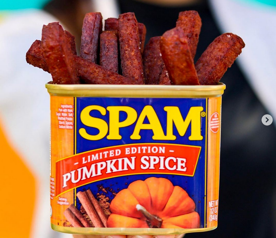 pumpkin spice spam fries