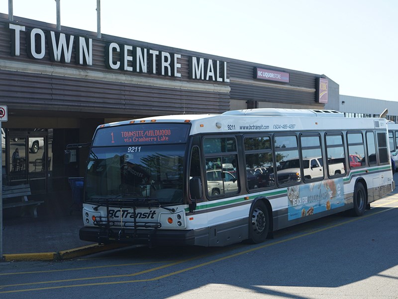 Powell River Transit bus