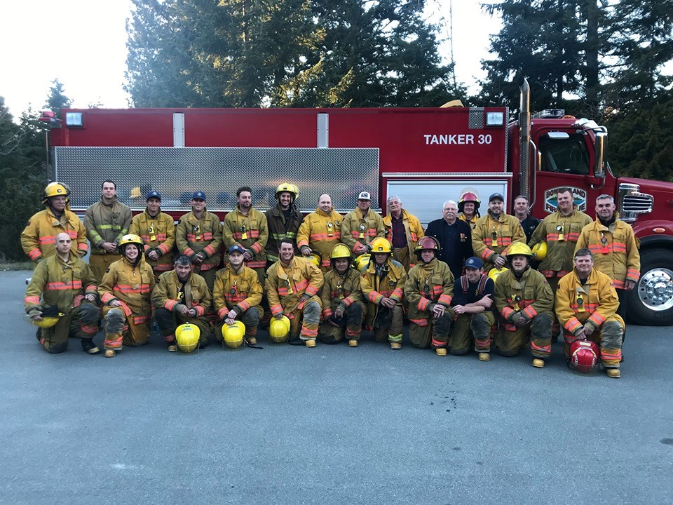 Bowen Island Municipality's volunteer fire department.