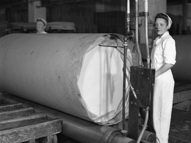 Nancy Crowther at Powell River mill