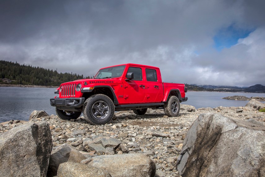 The Gladiator is a new pickup version of the popular Jeep Wrangler, offering Jeep’s patented off-road prowess and fun-to-drive factor with the addition of a useful truck box. It is available at Destination Chrysler in North Vancouver. photo supplied Jeep