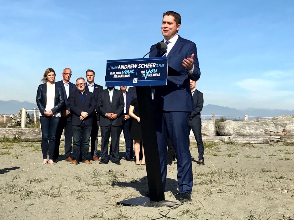 andrew scheer in tsawwassen