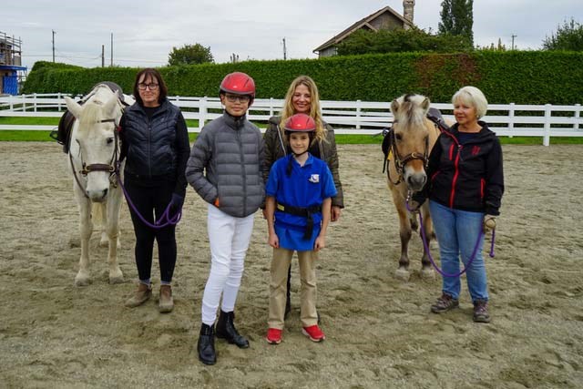 The new outdoor ring at the Richmond Therapeutic Riding Association opened earlier this month. Photo submitted