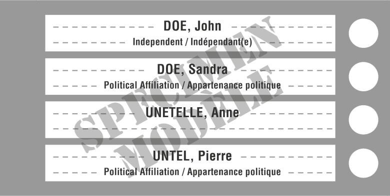 sample ballot