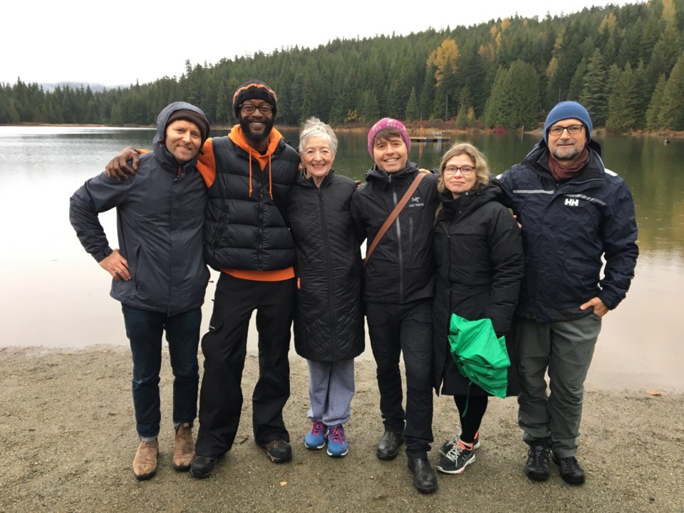 L-R: Grant Lawrence, Wakefield Brewster, Maude Barlow, Michael Crummey, Anakana Schofield, Leslie An