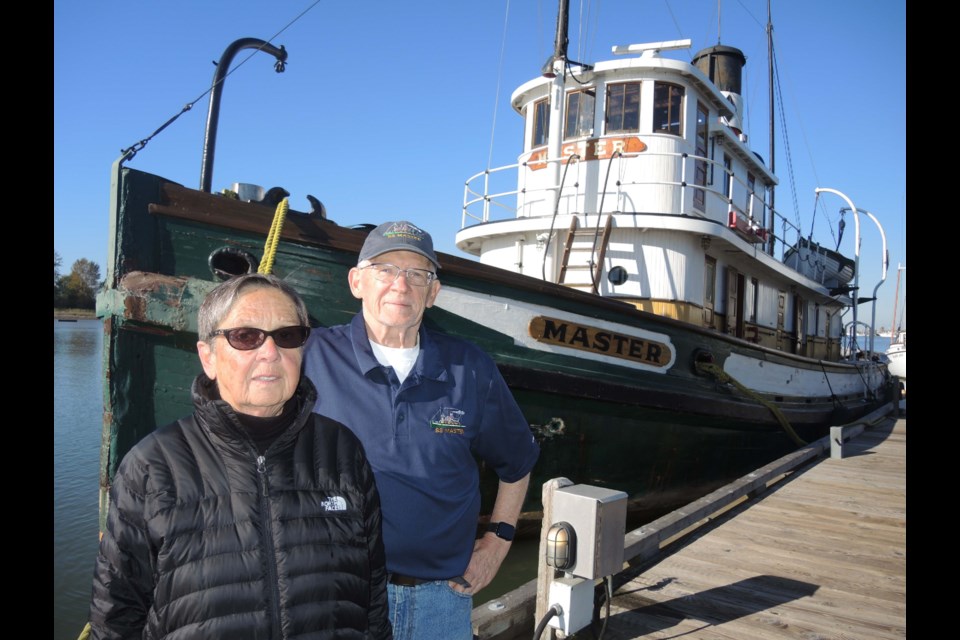The SS Master Society president, Barry Martens, and society member Verena Schultz, say the non-profit needs help keeping the historic vessel alive. Alan Campbell photos