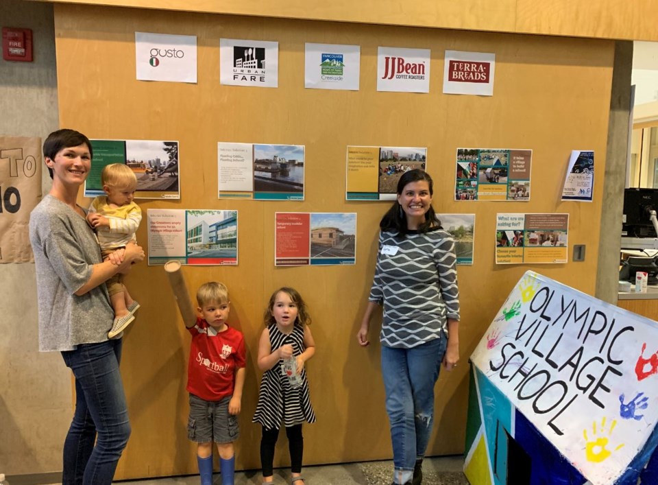 Lisa McAllister (left) and Fiorella Pinillos (right) are Olympic Village parents with kids at Creeks