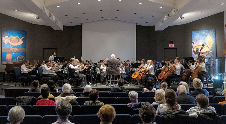 Northern Orchestra of British Columbia presented Music for Royalty on Saturday afternoon at First Baptist Church. Citizen Photo by James Doyle