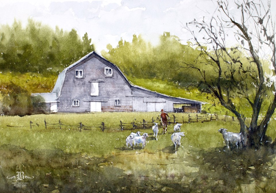 Broderick Wong, watercolour