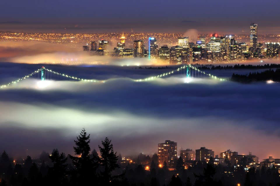 foggy vancouver
