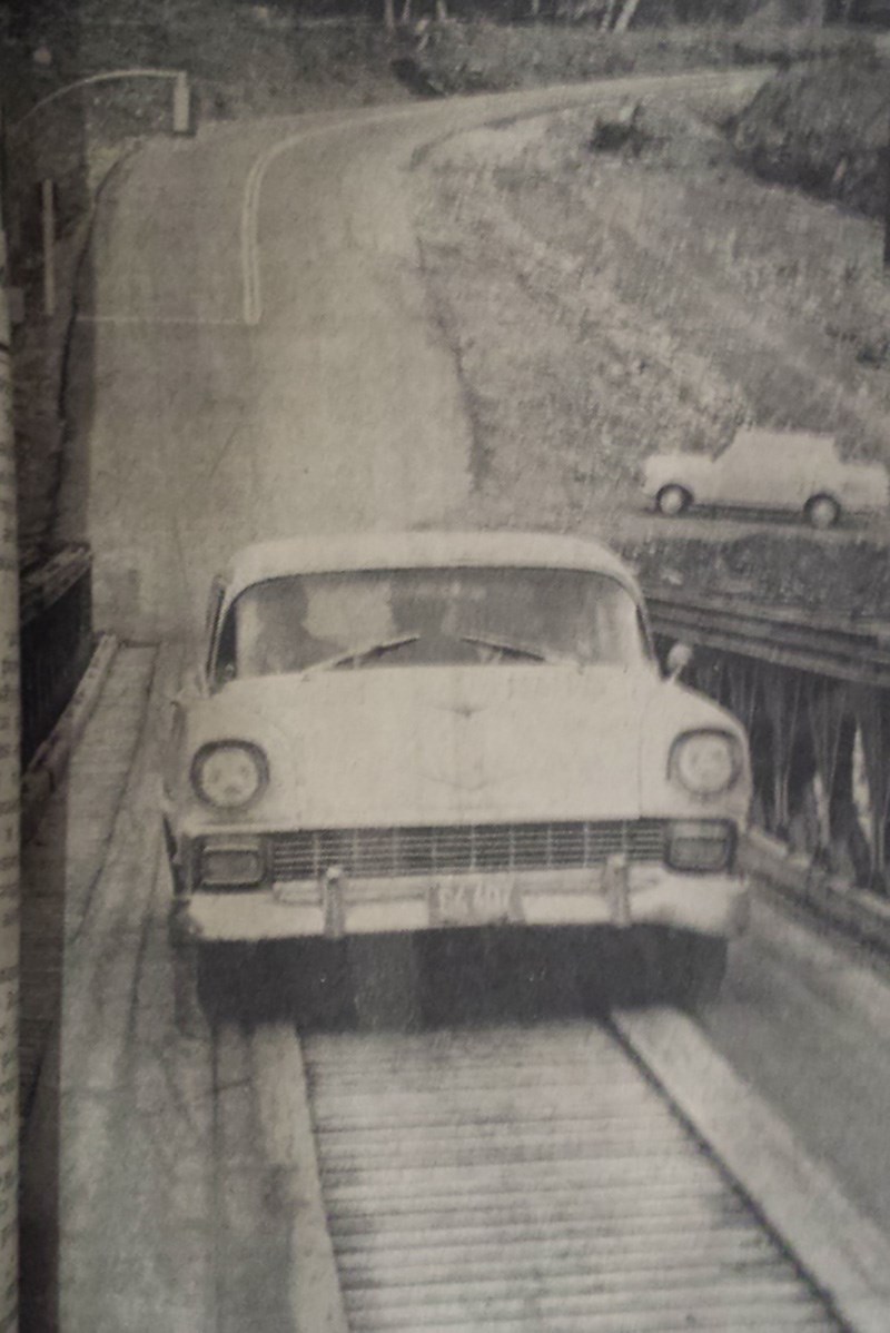Lois River Bridge in Powell River 1969