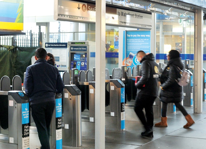 SeaBus passengers