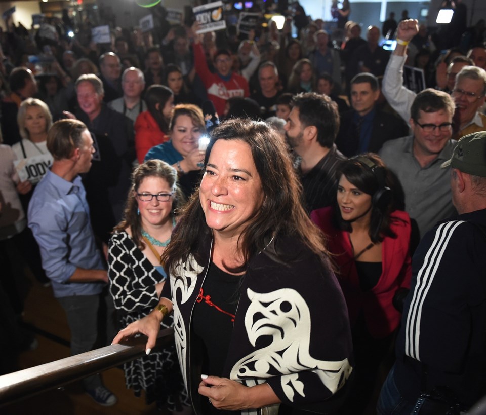 Independent MP Jody Wilson Raybould was re-elected in October after she stood to Justin Trudeau, who