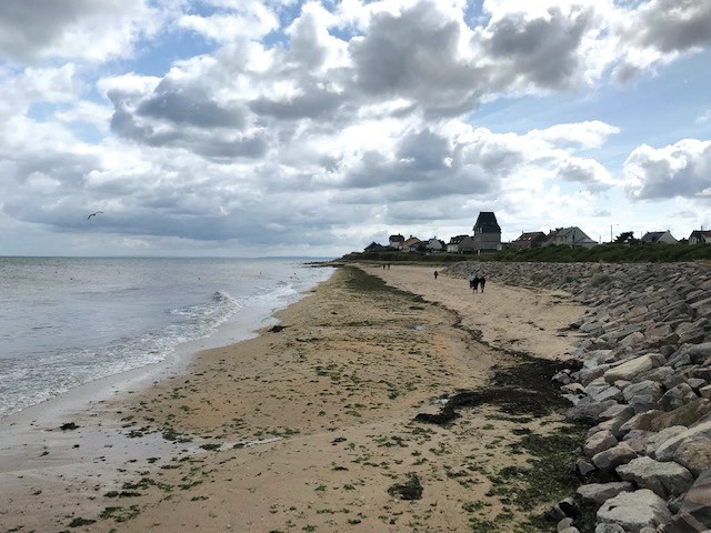 The Juno Beach sector the Canadians landed at on D-Day, close to Canada House.