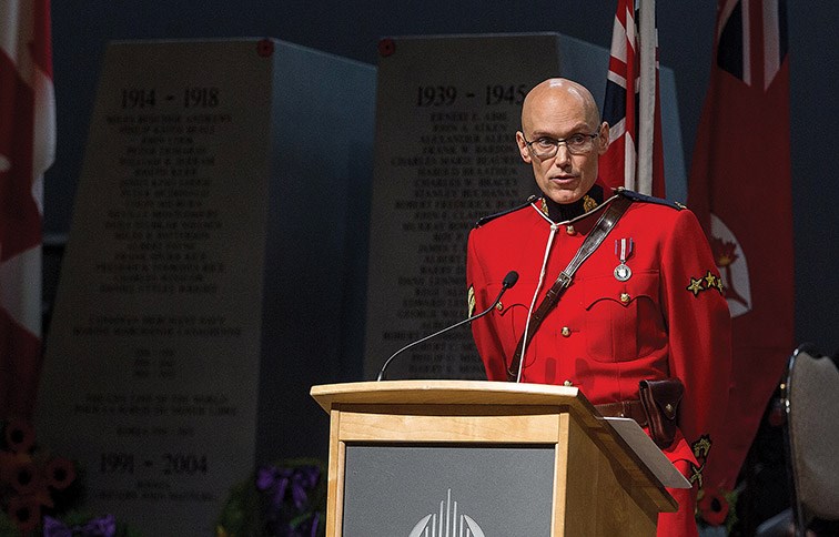 Remembrance Day ceremony draws large crowd to Civic Centre and Veterans Plaza_2