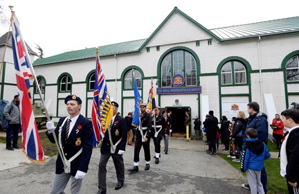 New Westminster residents honour the fallen on Remembrance Day. All photos by Jennifer Gauthier