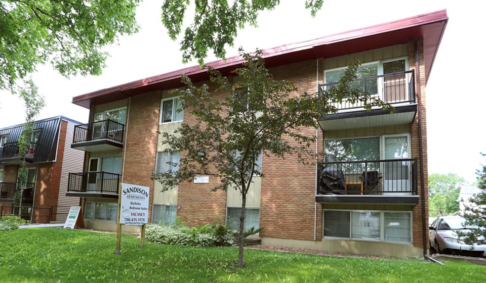 DD Edmonton central apartment building