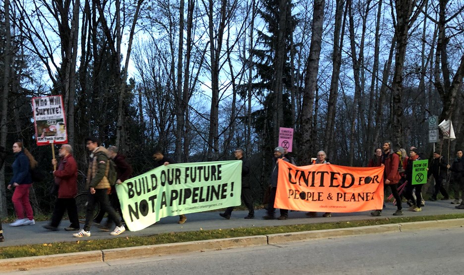 sfu burnaby protest