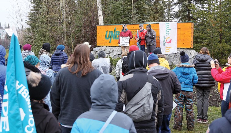 UNBC Faculty Association hold noon rally on Friday_1