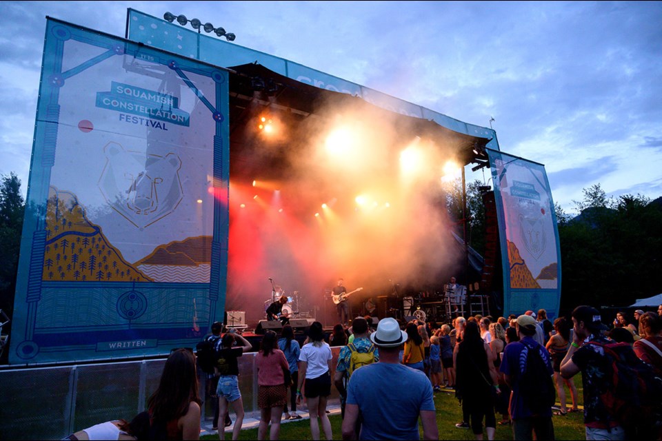 Scene from the inaugural Squamish Constellation Fest in July.