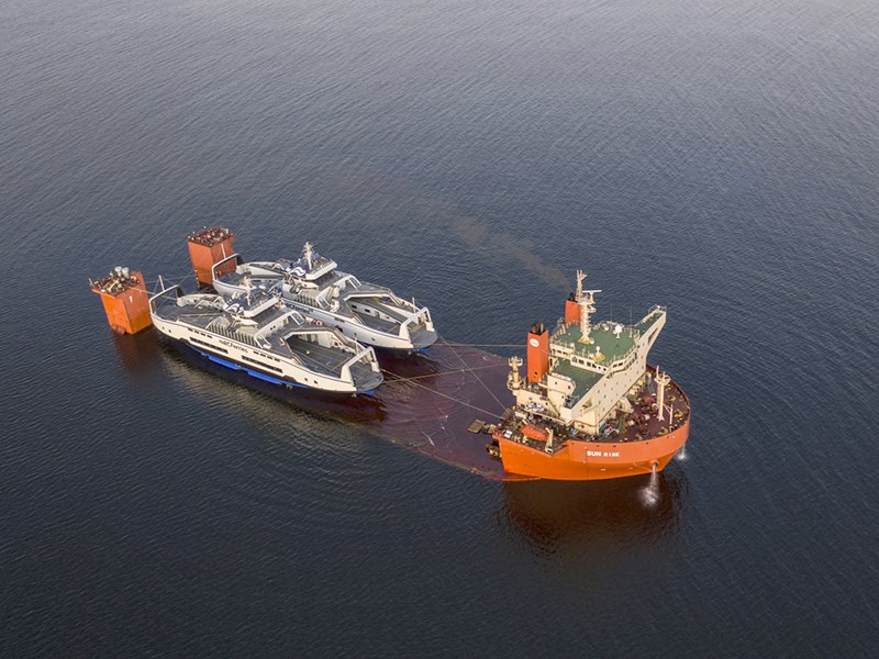 Texada Island island-class hybrid electric ferry