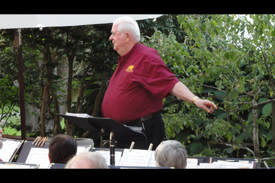 Robert (Bob) Mullett has been the Richmond Community Concert Band director for over 40 years. Photo submitted