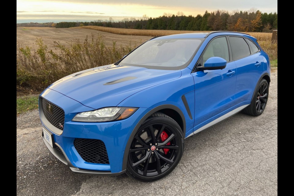 The F-Pace manages to combine the lithe lines of a distinctly Jaguar look with the boxy shape necessary to give it the requisite cargo capacity of an SUV.