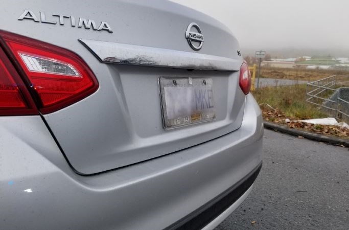 licence plate