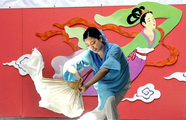 The Richmond Chinese Community Society held its annual Mid-Autumn Festival Sunday at Lansdowne Shopping Centre. The colourful event included drumming, dragon dances and moon cake in honour of the season.