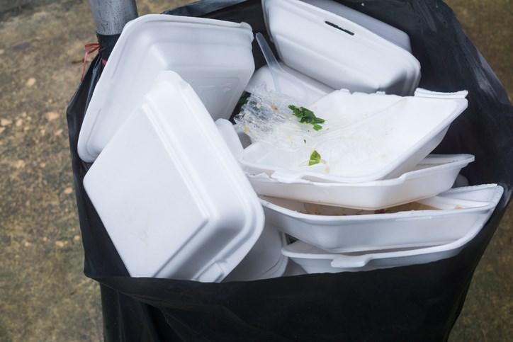 styrofoam containers