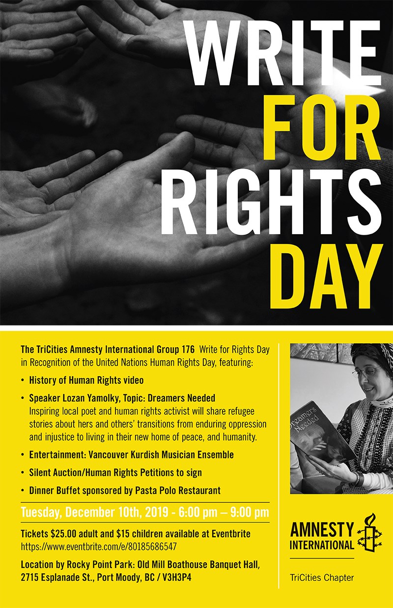 amnesty event poster