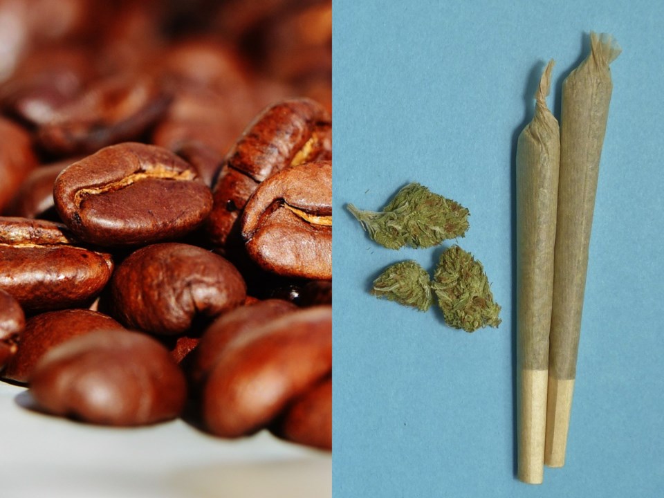 coffee and weed