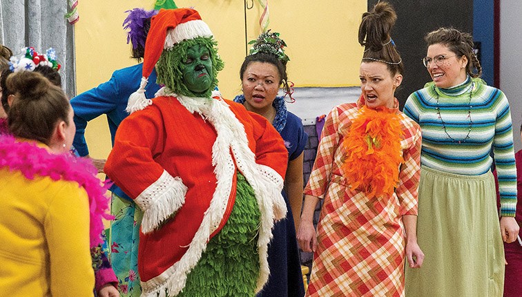 Citizen Photo by James Doyle. The Nove Voce Choral Society performed How the Grinch Stole Christmas - A Choral Storytelling on Saturday afternoon at Prince George Civic Centre.